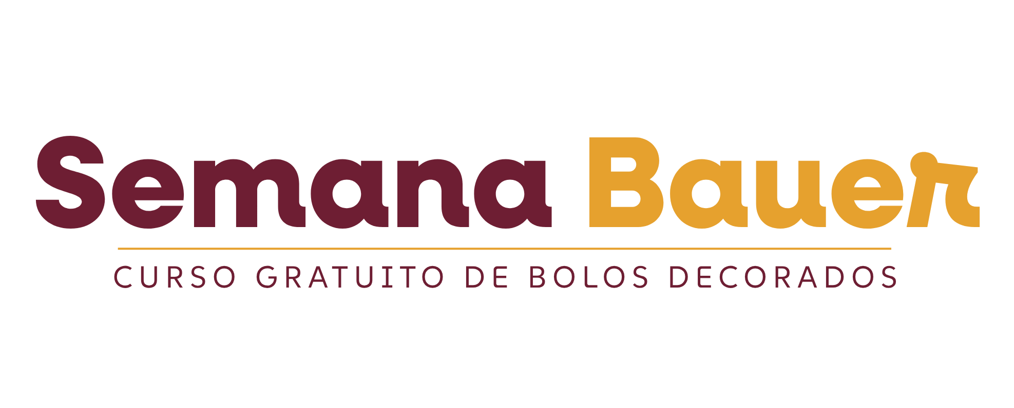 Semana Bauer — Curso Gratuito de Bolos Decorados